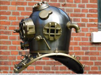 XL-Taucherhelm – 50 x 48 cm – US-Marine – Messing