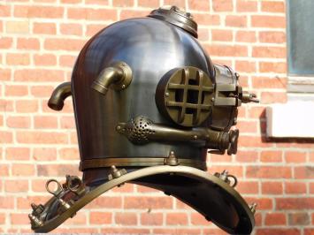 XL-Taucherhelm – 50 x 48 cm – US-Marine – Messing