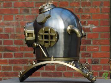 XL-Taucherhelm – 50 x 48 cm – US-Marine – Messing