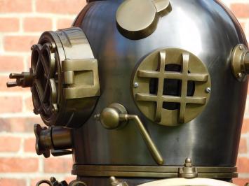 XL-Taucherhelm – 50 x 48 cm – US-Marine – Messing