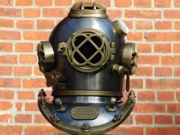 XL-Taucherhelm – 50 x 48 cm – US-Marine – Messing