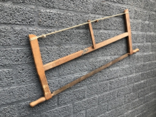 Antique saw, wall decoration, unique piece, wood, vintage