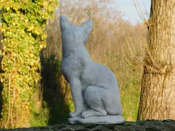 Sitting Cat - Stone - 40 cm - Garden Statue