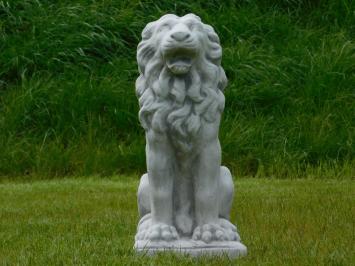 Sitting Lion - 53 cm - Stone