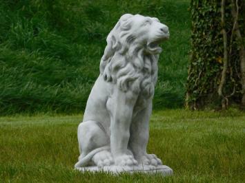 Sitting Lion - 53 cm - Stone