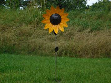 Zonnebloem Tuinsteker - 110 cm - Metaal