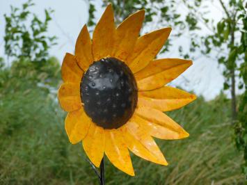 Zonnebloem Tuinsteker - 110 cm - Metaal