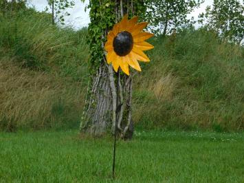 Zonnebloem Tuinsteker - 110 cm - Metaal