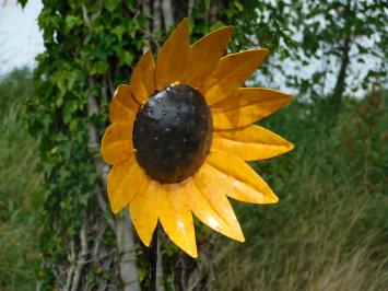 Zonnebloem Tuinsteker - 110 cm - Metaal