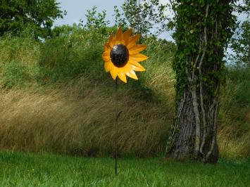 Zonnebloem Tuinsteker - 110 cm - Metaal