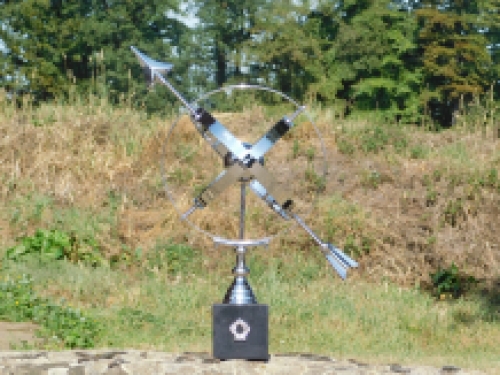 Sundial - nickel with marble base