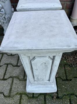 Greek Column - 57 cm - Full Stone - Pedestal