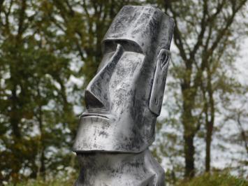 MOAI XL - polystone - grijs met zwart